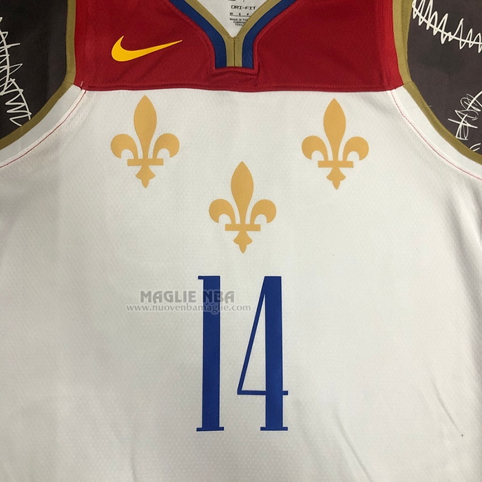 Maglia
 Brandon Ingram NO 14 New Orleans Pelicans Citta
 2020-21 Bianco
